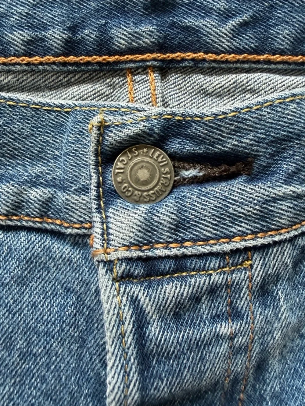 Levi’s 501 Original Fit Jeans Men 36x30 The Ben Straight Leg Button Fly Cotton